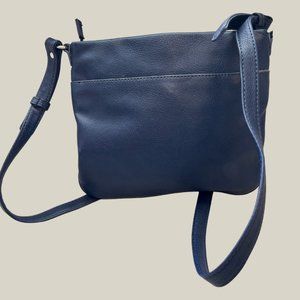 Liz Claiborne Crossbody Navy Blue - faux leather - 0343DY-8A